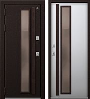 Центурион Т-14-2026 Шоколад муар-Кашемир белый (терморазрыв со стеклом)